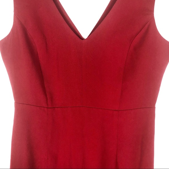 Above knee Red sleeveless dress by Honestee - Picture 2 of 8